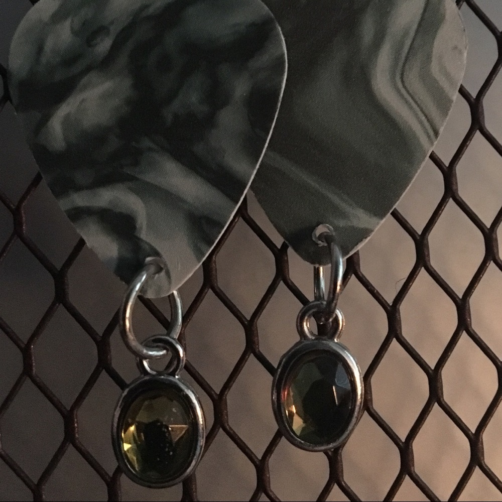 Rock girl earrings